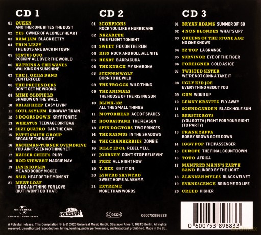 Fetenhits Rock Classics - Best of [3CD]