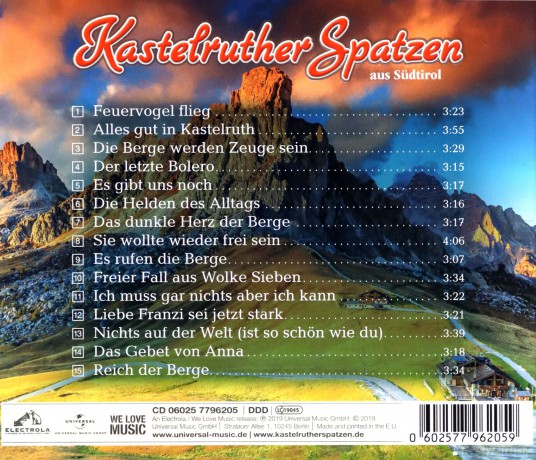 Kastelruther Spatzen: Feuervogel Flieg [CD]