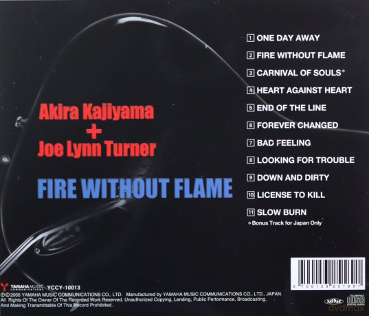Akira Lynn Turner Kajiyama: Fire Without Flame [CD]