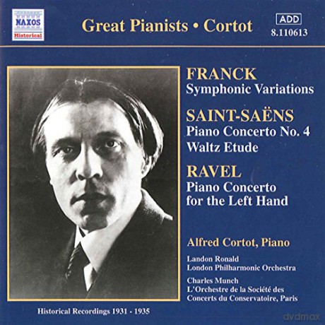 Alfred Cortot: Franck Ravel Saint-Saens [CD]