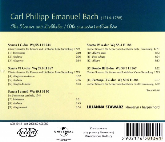 Lilianna Stawarz: Für Kenner und Liebhaber [CD]