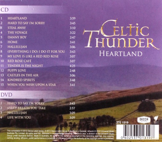 Celtic Thunder: Heartland (+Bonus Dvd) [2CD]