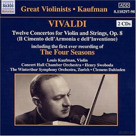 Kaufman: Il Cimento Dell Armonia Op. 8 [2CD]