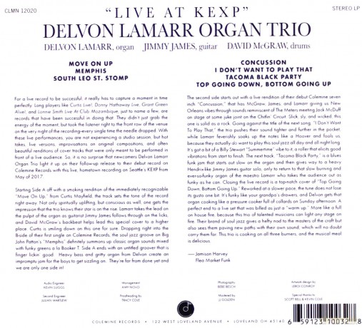 Delvon Lamarr Organ Trio: Live at Kexp! [CD]