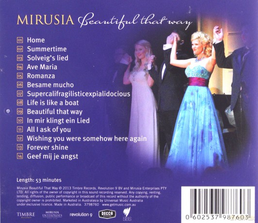 Mirusia: Live in Holland:Beautiful That [CD]