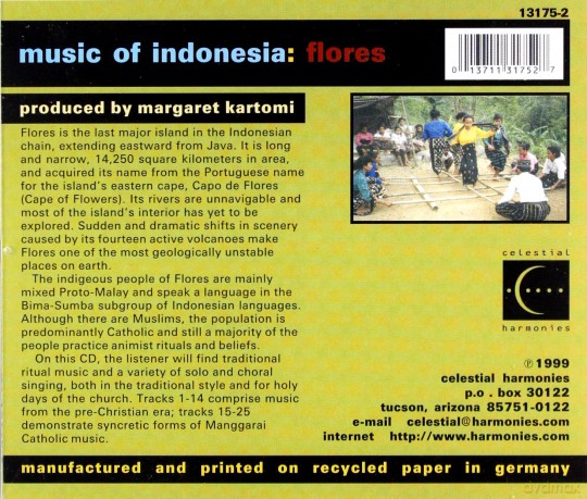 Music of Indonesia: Flores [CD]