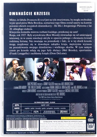 Mel Brooks 2 BOX: Młody Frankenstein / Dwanaście krzeseł / Smród życia [3DVD]