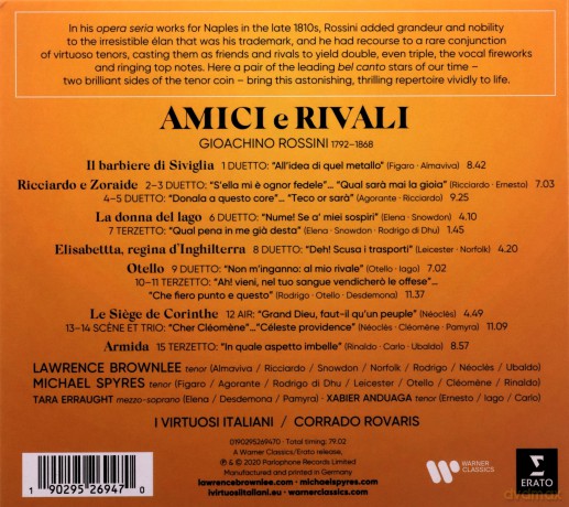 Michael Spyres: Rossini: Amici e Rivali [CD]
