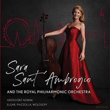 Sara Sant'ambrogio: Sara Sant'ambrogio - Elgar, Piazolla, Wolosoff [CD]