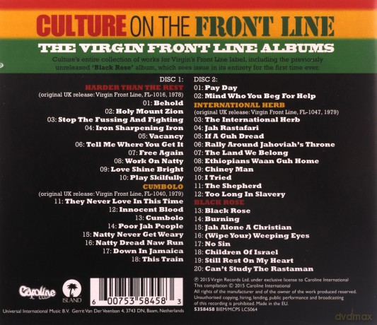 Culture: The Virgin Frontline Albums [2CD]