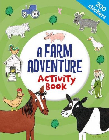 A Farm Adventure Activity Book - Amy Husband [KSIĄŻKA]