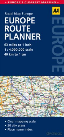 AA Road Map Europe Route Planner - AA Publishing [KSIĄŻKA]