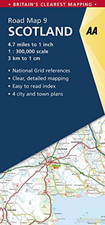 AA Road Map Scotland (AA Road Map Series 09) (AA Road Map Britain) - AA Publishing [KSIĄŻKA]