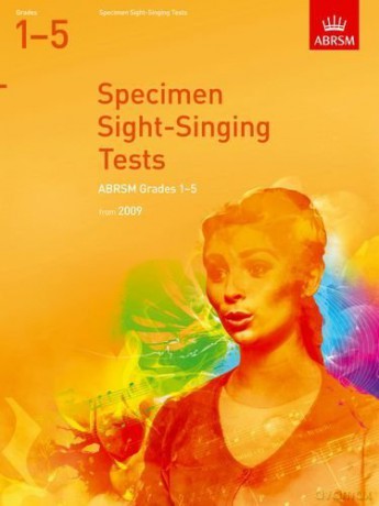 ABRSM Sight Singing Tests: From 2009 (Grades 1-5). Sheet Music for Voice [KSIĄŻKA]