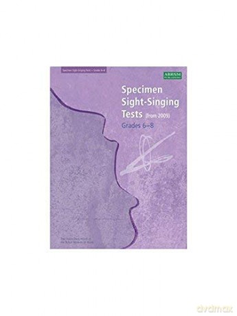 ABRSM Sight Singing Tests: From 2009 (Grades 6-8). Partitions pour Voix [KSIĄŻKA]