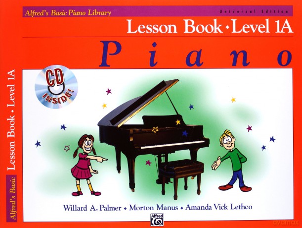 Alfred's Basic Piano Course - Lesson Book 1A (with CD) - Palmer and Lethco Manus [KSIĄŻKA]