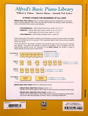 Alfred's Basic Piano Library: Lesson Book 3: BK. 3 - Manus and Lethco Palmer [KSIĄŻKA]