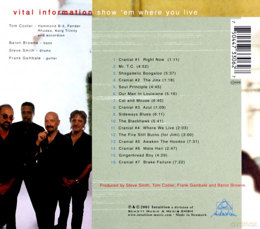 Frank Gambale, Vital Information: Show'em where you live [CD]