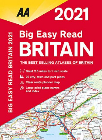 Big Easy Read Britain 2021 SP (Aa Big Easy Read Atlas) - AA Publishing [KSIĄŻKA]