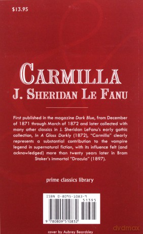Carmilla - Joseph Sheridan Le Fanu [KSIĄŻKA]