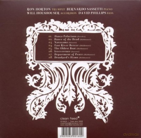 Will Holshouser Trio with Bernardo Sassetti: Palace Ghosts and Drunken Hymns [CD]