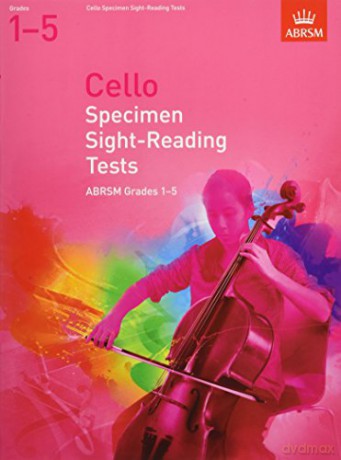 Cello Specimen Sight-Reading Tests, ABRSM Grades 1-5: from 2012 (ABRSM Sight-reading) - ABRSM [KSIĄŻKA]