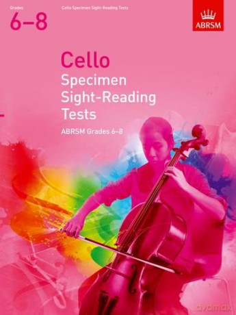 Cello Specimen Sight-Reading Tests, ABRSM Grades 6-8: from 2012 (ABRSM Sight-reading) - ABRSM [KSIĄŻKA]