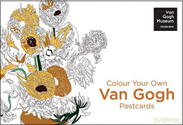Colour Your Own Van Gogh Postcard Book: 20 Postcards (Colouring Books) - Van Gogh Museum [KSIĄŻKA]