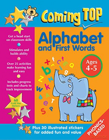Coming Top: Alphabet And First Words - Ages 4-5: Get a Head Start on Classroom Skills - With Stickers! - Louisa Somerville [KSIĄŻKA]
