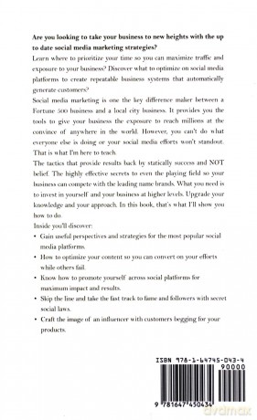 Crushing It with Social Media Marketing: Discover Top Entrepreneur Viral Network and SEO Strategies for YouTube, Instagram, Facebook, Twitter While Advertising Your Personal Brand and Business - Donald Reammsei [KSIĄŻKA]