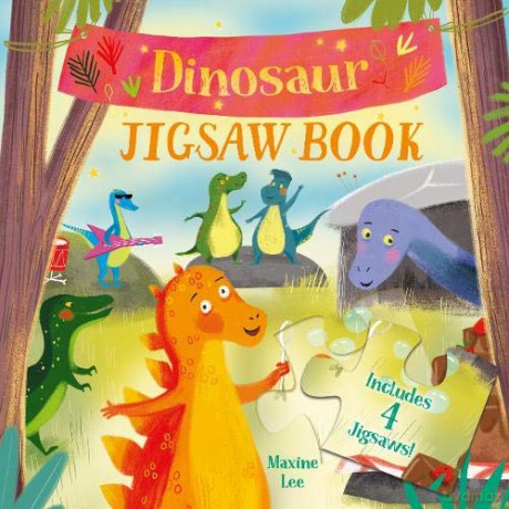 Dinosaur Jigsaw Book: Includes 4 Jigsaws! - Lisa Regan [KSIĄŻKA]