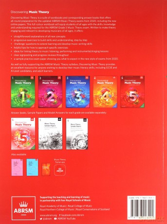 Discovering Music Theory, The ABRSM Grade 5 Workbook (Theory workbooks (ABRSM)) - ABRSM [KSIĄŻKA]