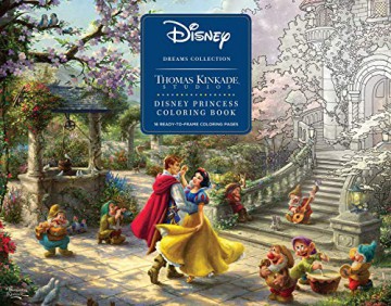 Disney Dreams Collection Thomas Kinkade Studios Disney Princess Coloring Poster - Thomas Kinkade [KSIĄŻKA]