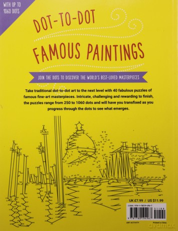 Dot-To-Dot Famous Paintings: Join the Dots to Discover the World's Best-Loved Masterpieces: Join the Dots to Reveal the World's Best-Loved Masterpieces - Jeni Child [KSIĄŻKA]