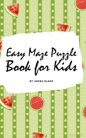 Easy Maze Puzzle Book for Kids - Volume 2 (Small Hardcover Puzzle Book for Children) - Sheba Blake [KSIĄŻKA]