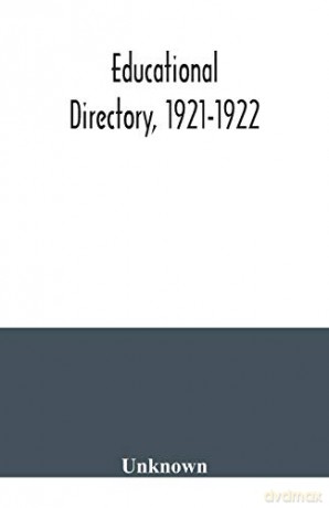 Educational directory, 1921-1922 [KSIĄŻKA]