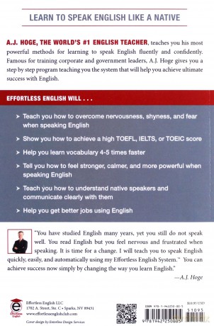 Effortless English: Learn To Speak English Like A Native - A.J. Hoge [KSIĄŻKA]