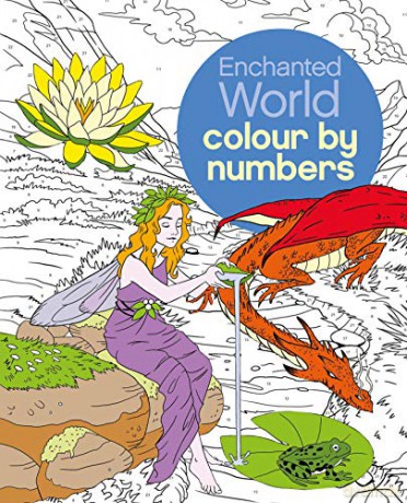 Enchanted World Colour by Numbers (Arcturus Colour by Numbers Collection) - Sara Storino [KSIĄŻKA]