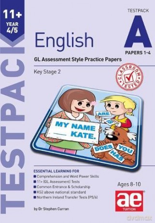 English Year 4/5 Testpack a Papers 1-4: GL Assessment Style Practice Papers - Stephen C. Curran [KSIĄŻKA]