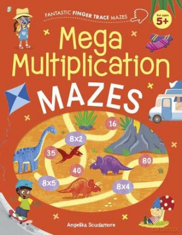 Fantastic Finger Trace Mazes: Mega Multiplication Mazes - Catherine Casey [KSIĄŻKA]