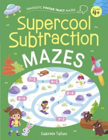 Fantastic Finger Trace Mazes: Supercool Subtraction Mazes - Catherine Casey [KSIĄŻKA]