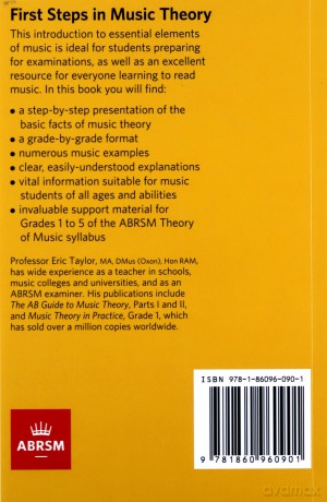 First Steps In Music Theory - Eric Taylor [KSIĄŻKA]