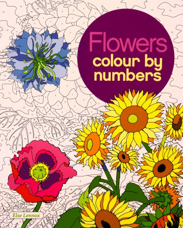 Flowers Colour by Numbers (Arcturus Colour by Numbers Collection) - Else Lennox [KSIĄŻKA]