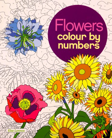 Flowers Colour by Numbers (Arcturus Colour by Numbers Collection) - Else Lennox [KSIĄŻKA]