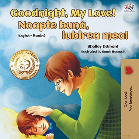 Goodnight, My Love! (English Romanian Bilingual Book) (English Romanian Bilingual Collection) - Shelley Admont [KSIĄŻKA]