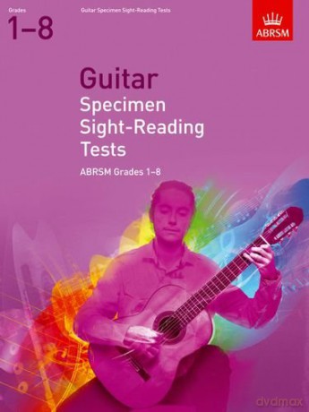 Guitar Specimen Sight-Reading Tests, Grades 1-8 (ABRSM Sight-reading) - ABRSM [KSIĄŻKA]