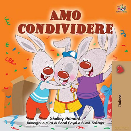 I Love to Share (Italian Book for Kids) (Italian Bedtime Collection) - Shelley Admont [KSIĄŻKA]