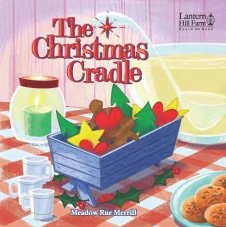 Kidz: LHF: Board Book - Christmas Cradl - Meadow Rue Merrill [KSIĄŻKA]