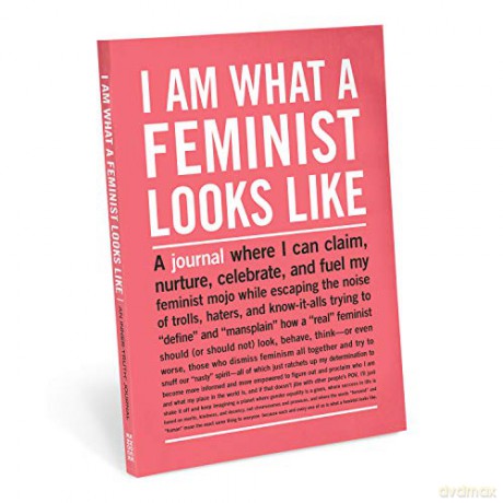 Knock Knock I Am What A Feminist Looks Like Inner-Truth Journal (Large, 7 x 9.5-inches) - Knock Knock [KSIĄŻKA]