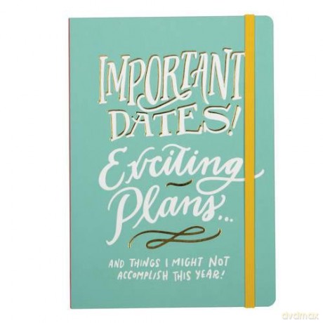 Ladyfingers Letterpress High Five Gilded Planner (Calendar/Planner) - Ladyfingers Letterpress [KSIĄŻKA]